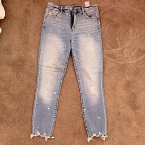 Abercrombie Simone High Rise Ankle Jeans